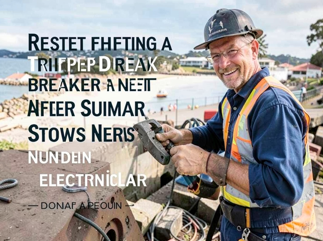 Resetting a Tripped Breaker After Summer Storms Near the Causeway