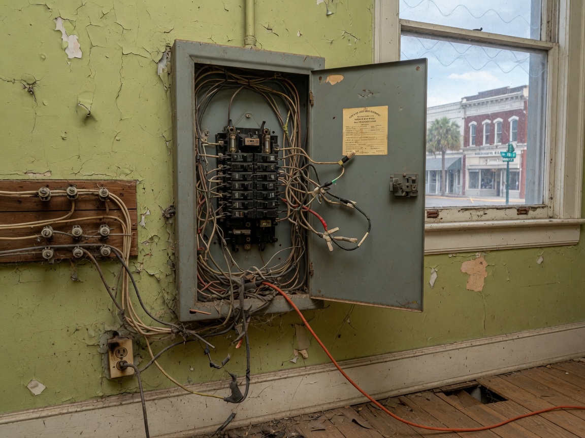 Wiring Concerns in Older Downtown Dunedin Properties